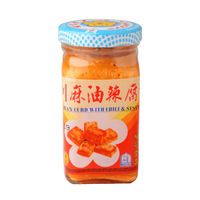 梅花四川麻油腐乳Mei Hua Sichuan Bean Curd W Chilli & Sesame